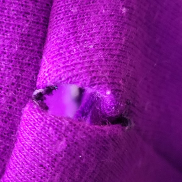 Purple Polyester Pants Suit Vest 2 Piece Sir Gal Norben No Size Tag Approx Small - Picture 15 of 16